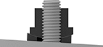 Image of ProductInUse. Front orientation. Flange Nuts. Self-Aligning Flange Nuts.